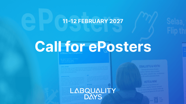 Share your research results at Labquality Days