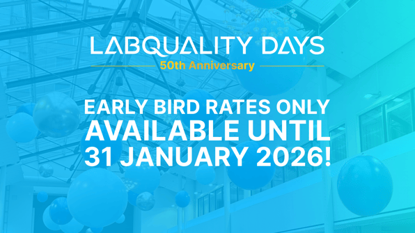 Labquality Days 2026 early bird rates are available until 31 January 2026